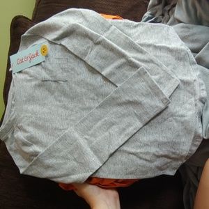 Sparkle Grey 5T long-sleeved t-shirt with pocket